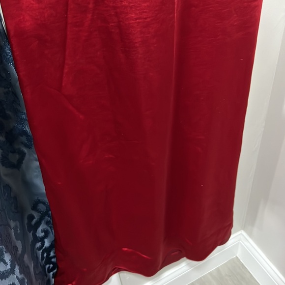 LPA Raveena Halter Scarf Maxi Dress in Cherry Red - Picture 5 of 13